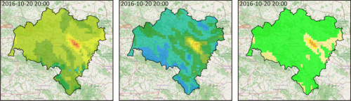 Prognoza jakości powietrza dla Dolnego Śląska, 2016-10-20 20:00